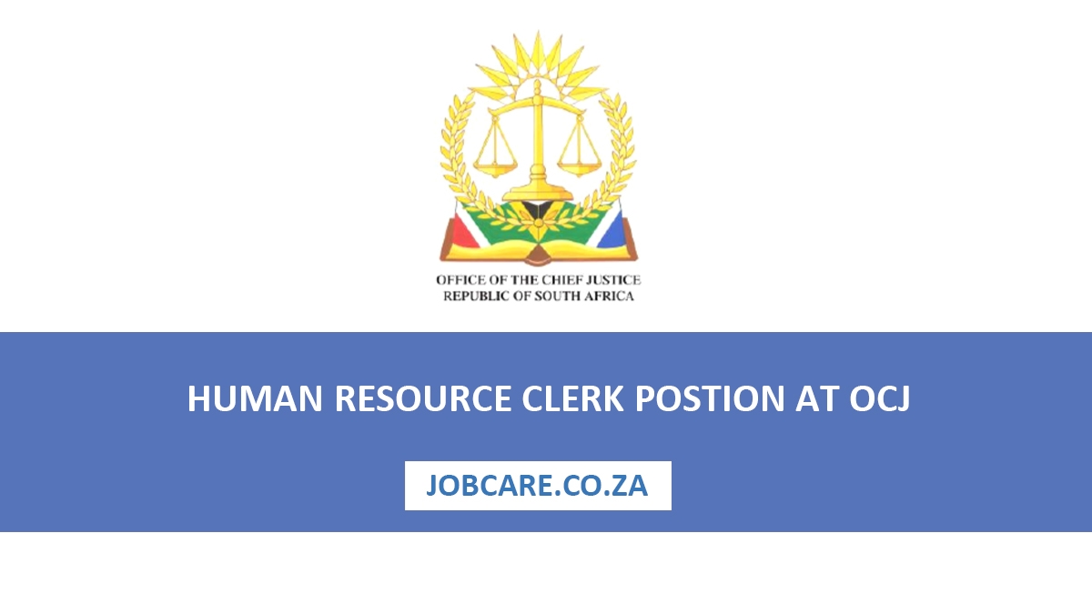 HUMAN RESOURCE CLERK POSTION AT OCJ