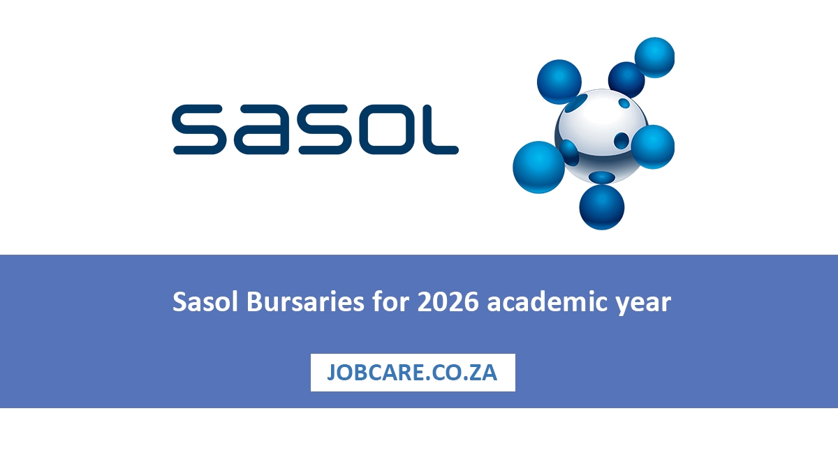 Sasol Bursaries for 2026 academic year