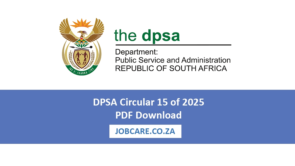 DPSA Circular 15 of 2025 PDF Download