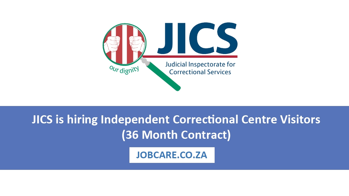 JICS is hiring Independent Correctional Centre Visitors (36 Month Contract)