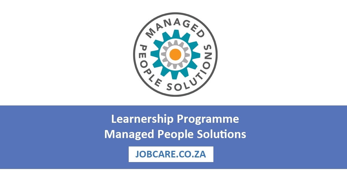 Learnership Programme Managed People Solutions