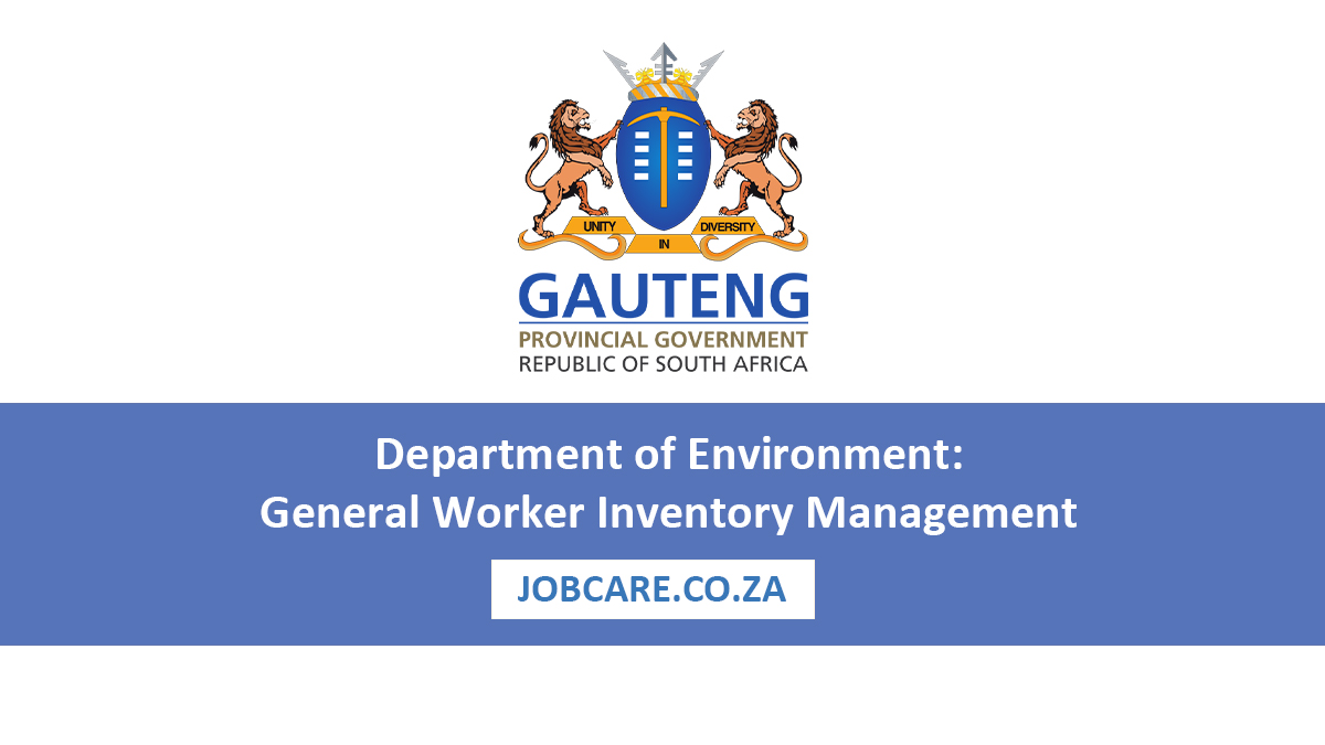 Department of Environment: General Worker Inventory Management