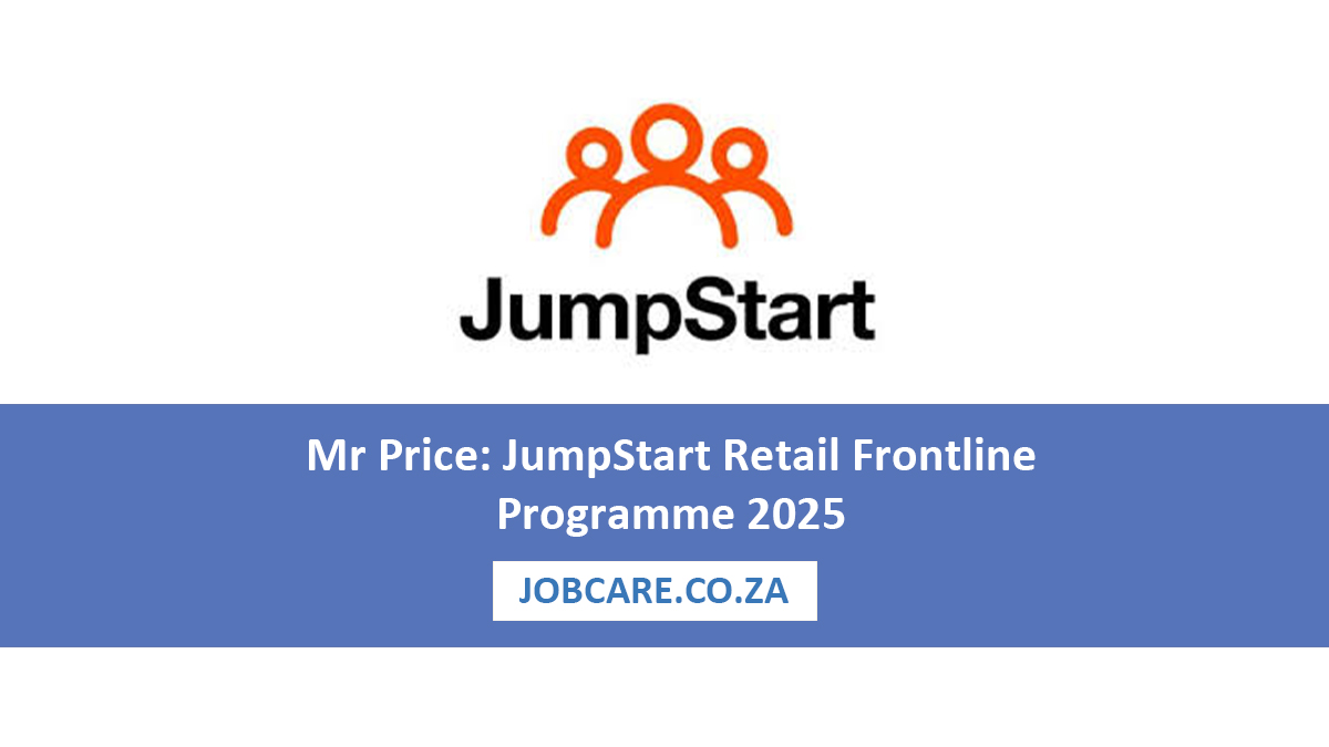Mr Price: JumpStart Retail Frontline Programme 2025