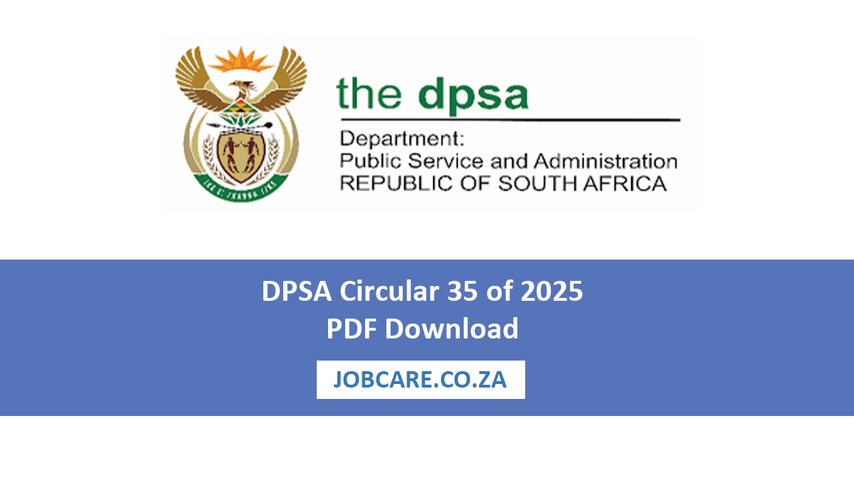 DPSA Circular 35 of 2025 PDF Download