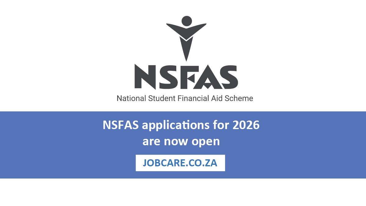 NSFAS applications for 2026 are now open