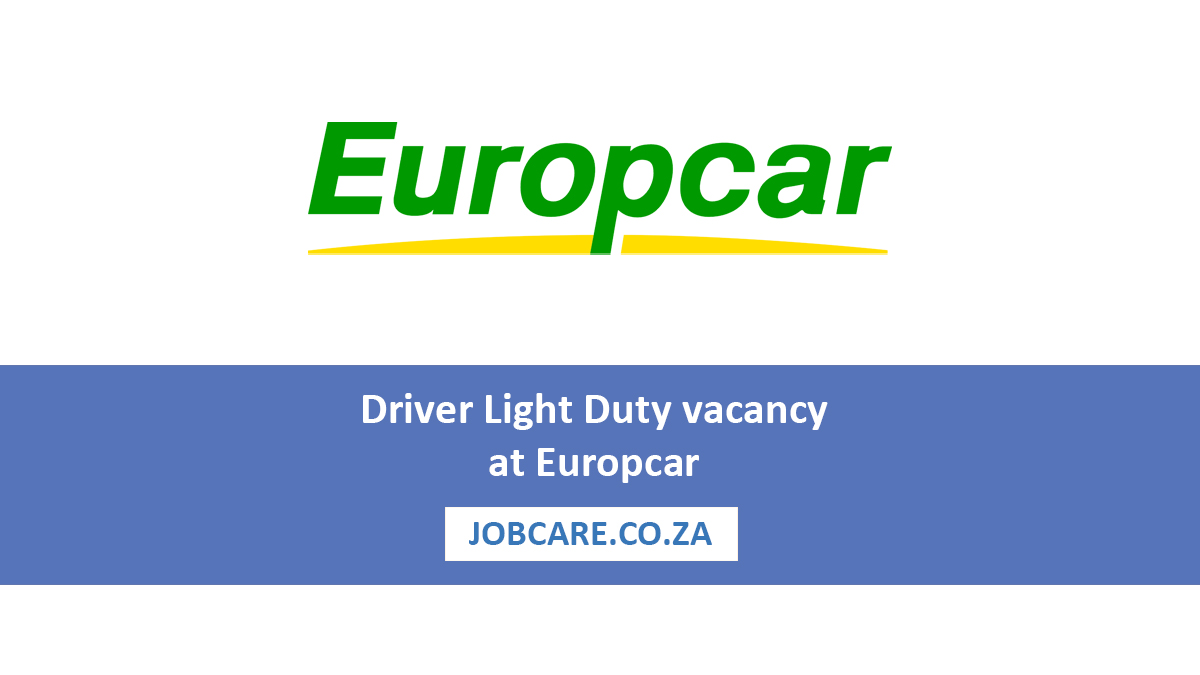 Driver Light Duty vacancy at Europcar