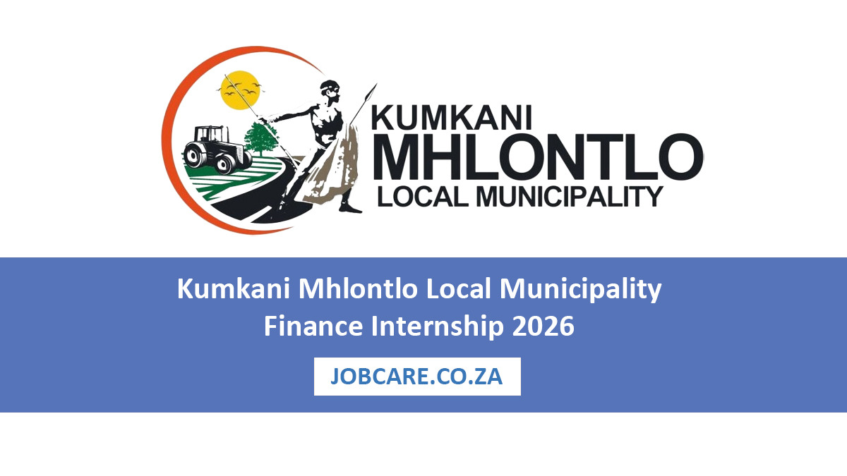 Kumkani Mhlontlo Local Municipality Finance Internship 2026