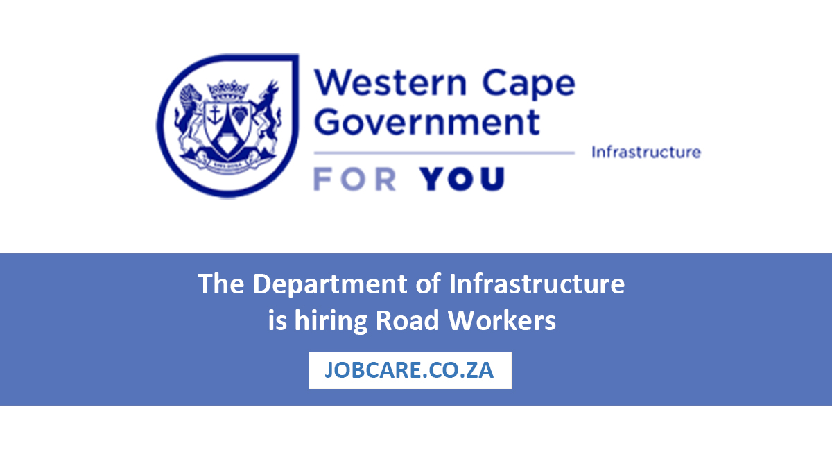 The Department of Infrastructure is hiring Road Workers