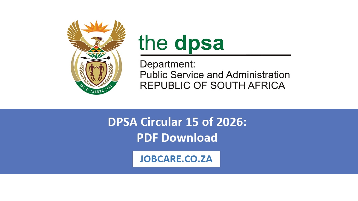 DPSA Circular 15 of 2026: PDF Download